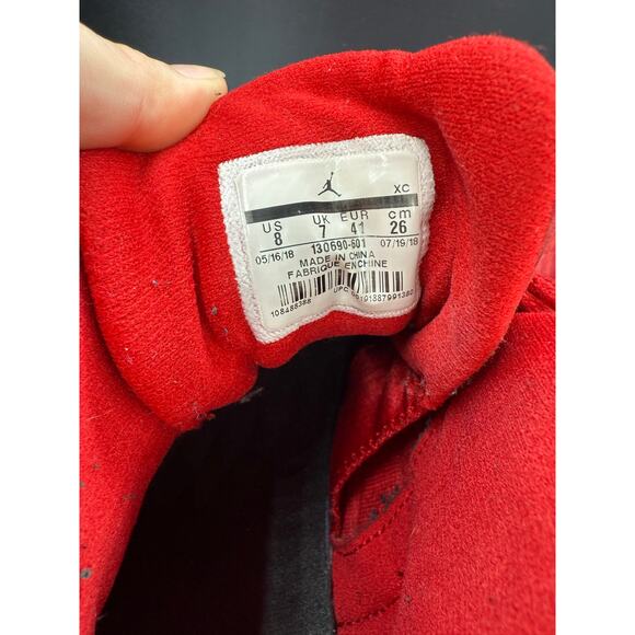 Nike Air Jordan 12 Retro Sneakers - Red - Size 8M - Picture 9 of 10